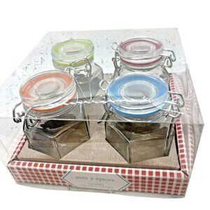 Pier One Imports 3oz Spice Jars NEW Open Box NOS